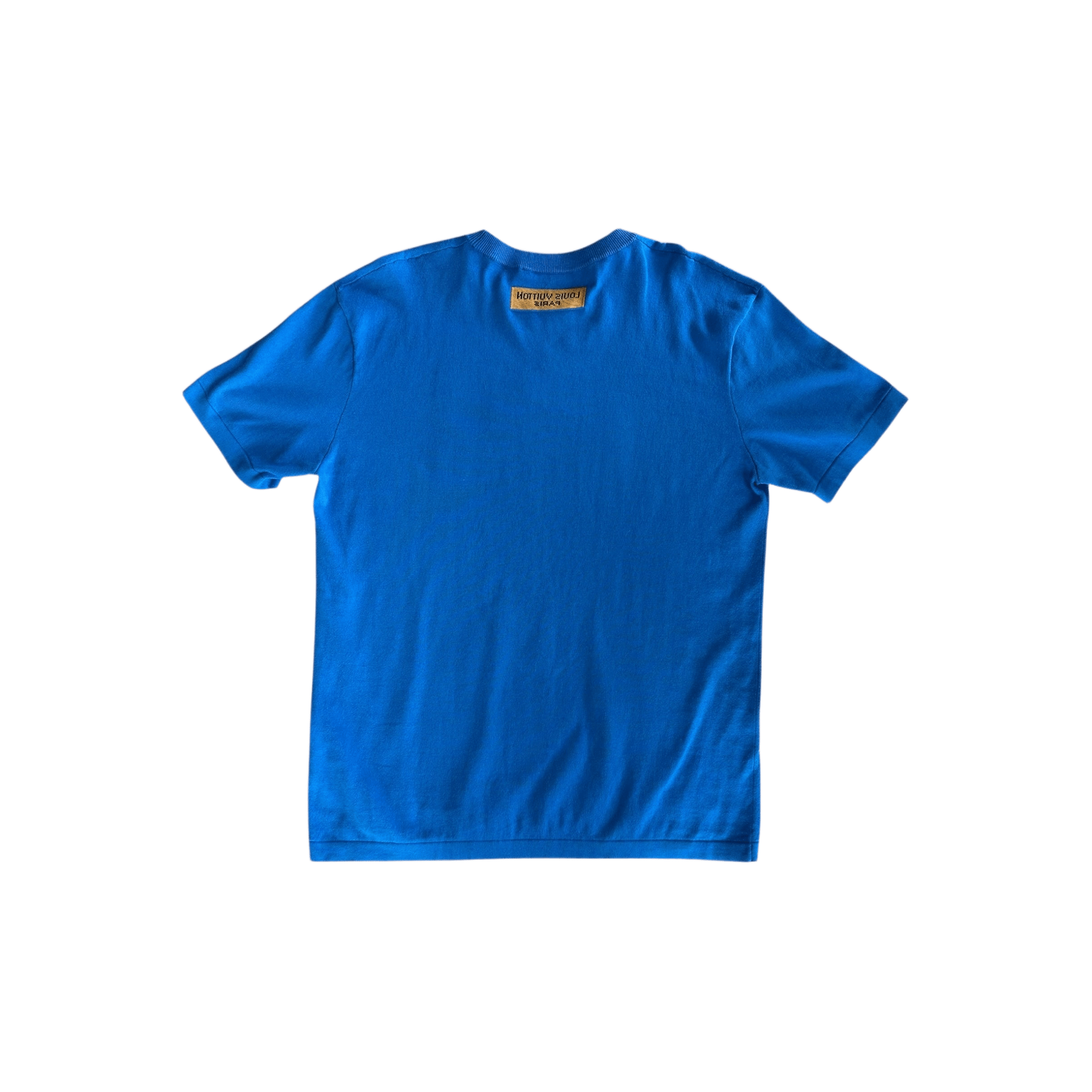 Louis Vuitton Blue & White Everyday Logo Intarsia T-Shirt - Morely TrendsLouis Vuitton Type here:)