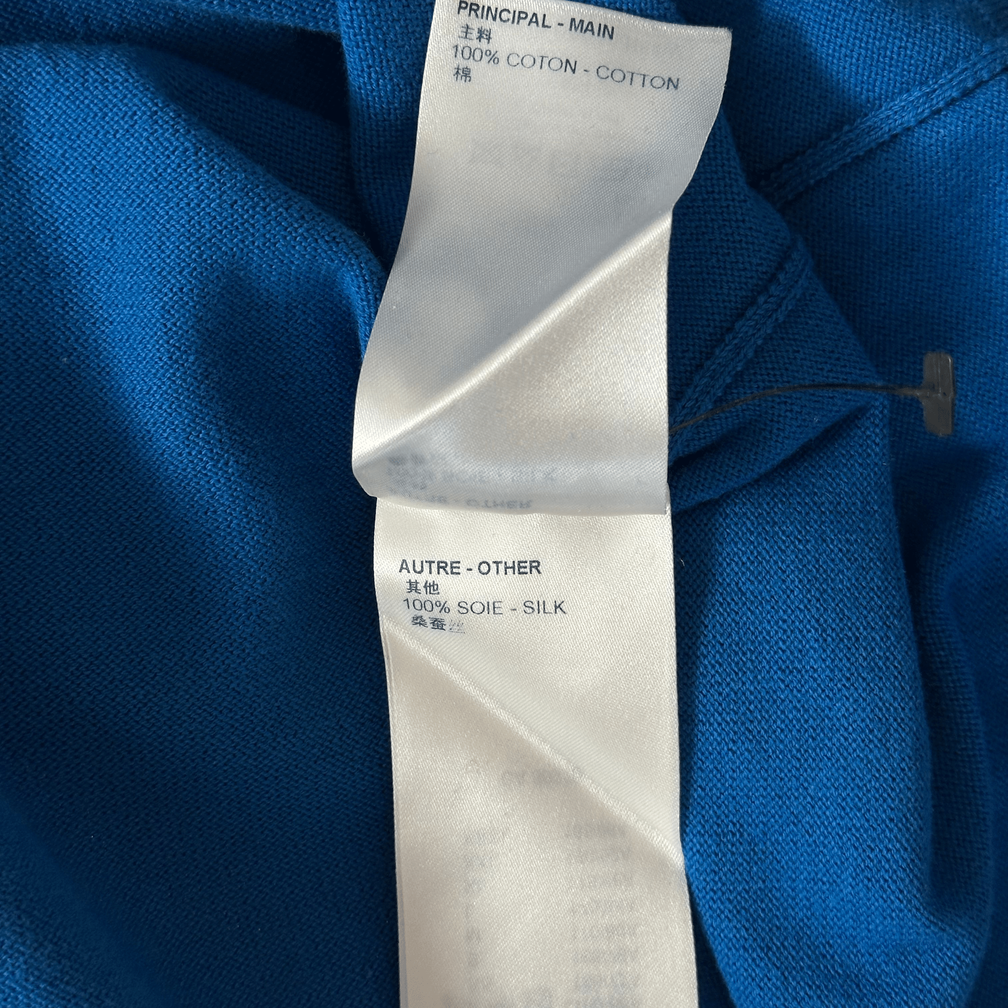 Louis Vuitton Blue & White Everyday Logo Intarsia T-Shirt - Morely TrendsLouis Vuitton Type here:)