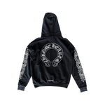 Chrome Hearts Black & White Horseshoe Logo Hoodie - Morely TrendsChrome Hearts Type here:)
