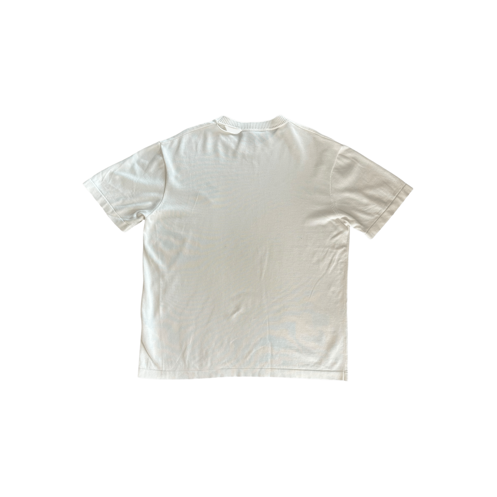 Louis Vuitton White & Grey Pin Logo Embroidered T-Shirt - Morely TrendsLouis Vuitton Type here:)