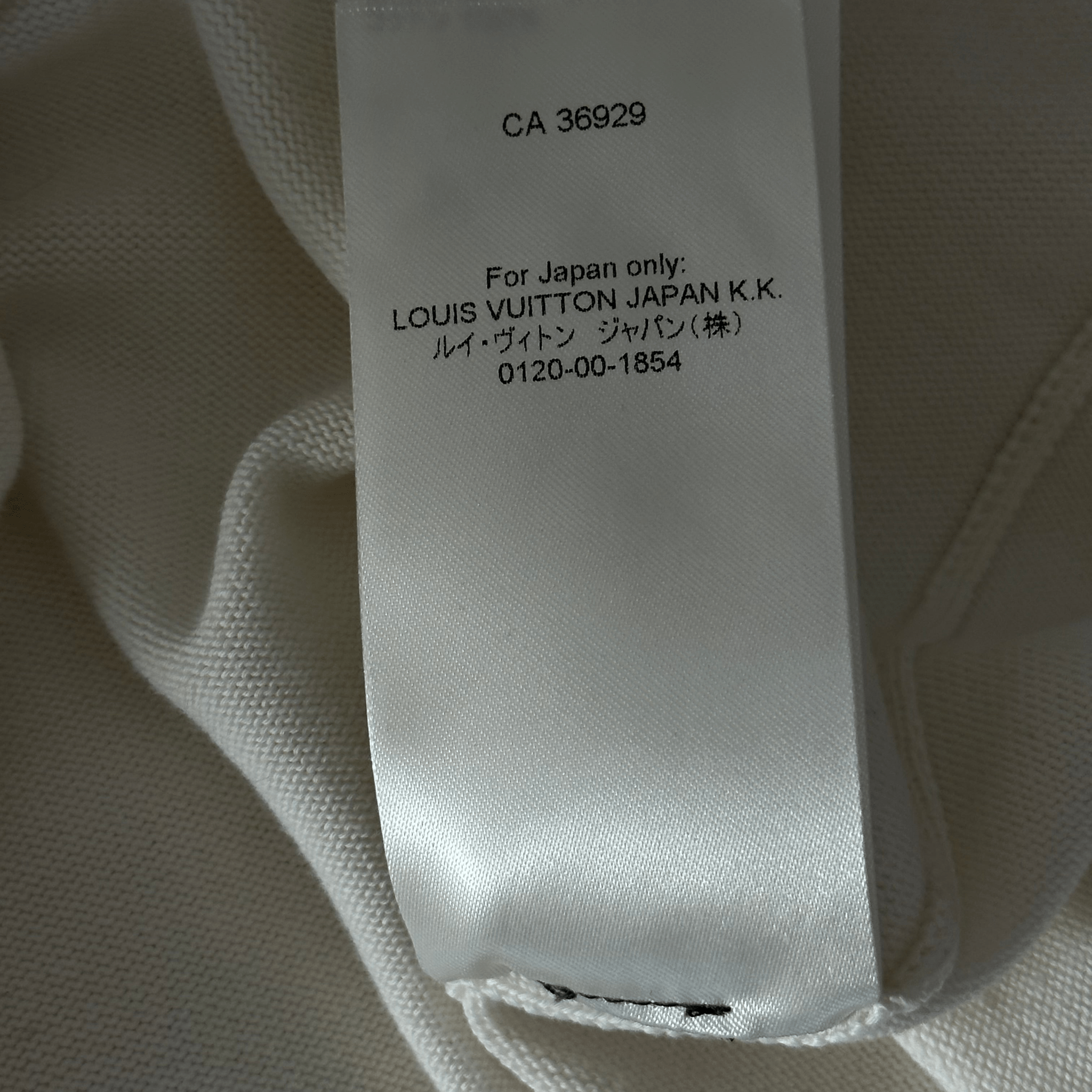 Louis Vuitton White & Grey Pin Logo Embroidered T-Shirt - Morely TrendsLouis Vuitton Type here:)