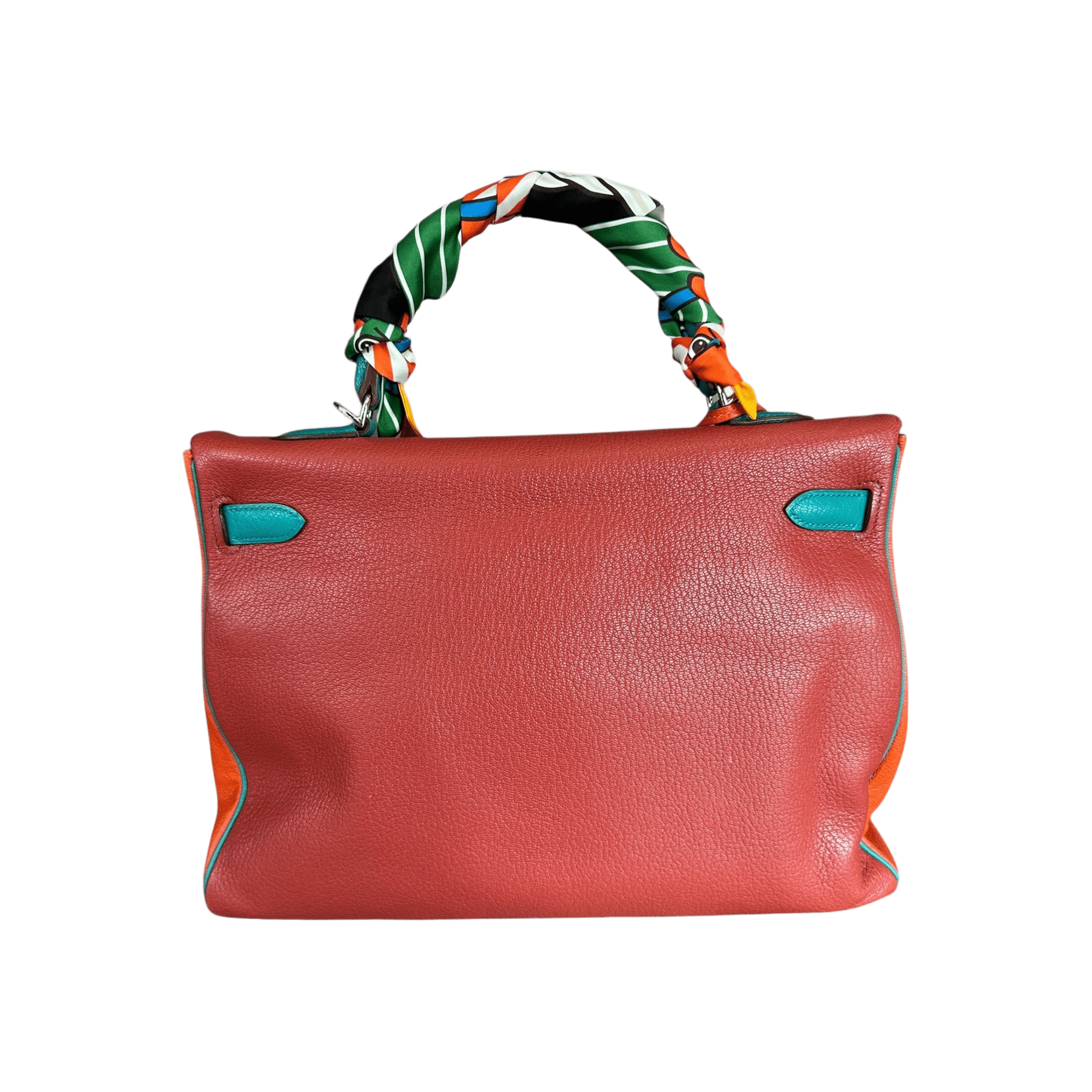 Hermes Blue & Multicolor Togo Retourne Kelly 35 - Morely TrendsHermes Type here:)