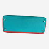 Hermes Blue & Multicolor Togo Retourne Kelly 35 - Morely TrendsHermes Type here:)