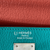 Hermes Blue & Multicolor Togo Retourne Kelly 35 - Morely TrendsHermes Type here:)