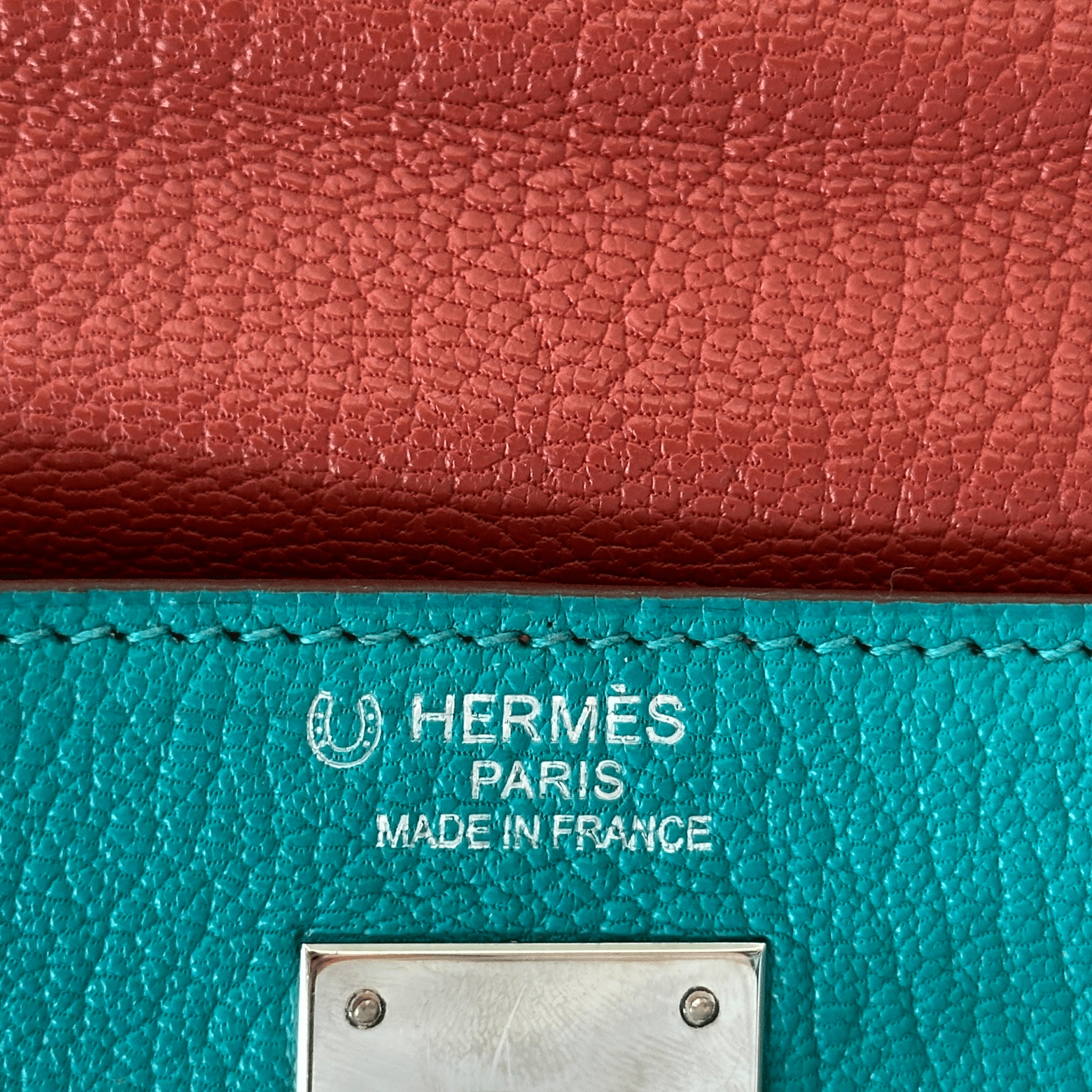 Hermes Blue & Multicolor Togo Retourne Kelly 35 - Morely TrendsHermes Type here:)