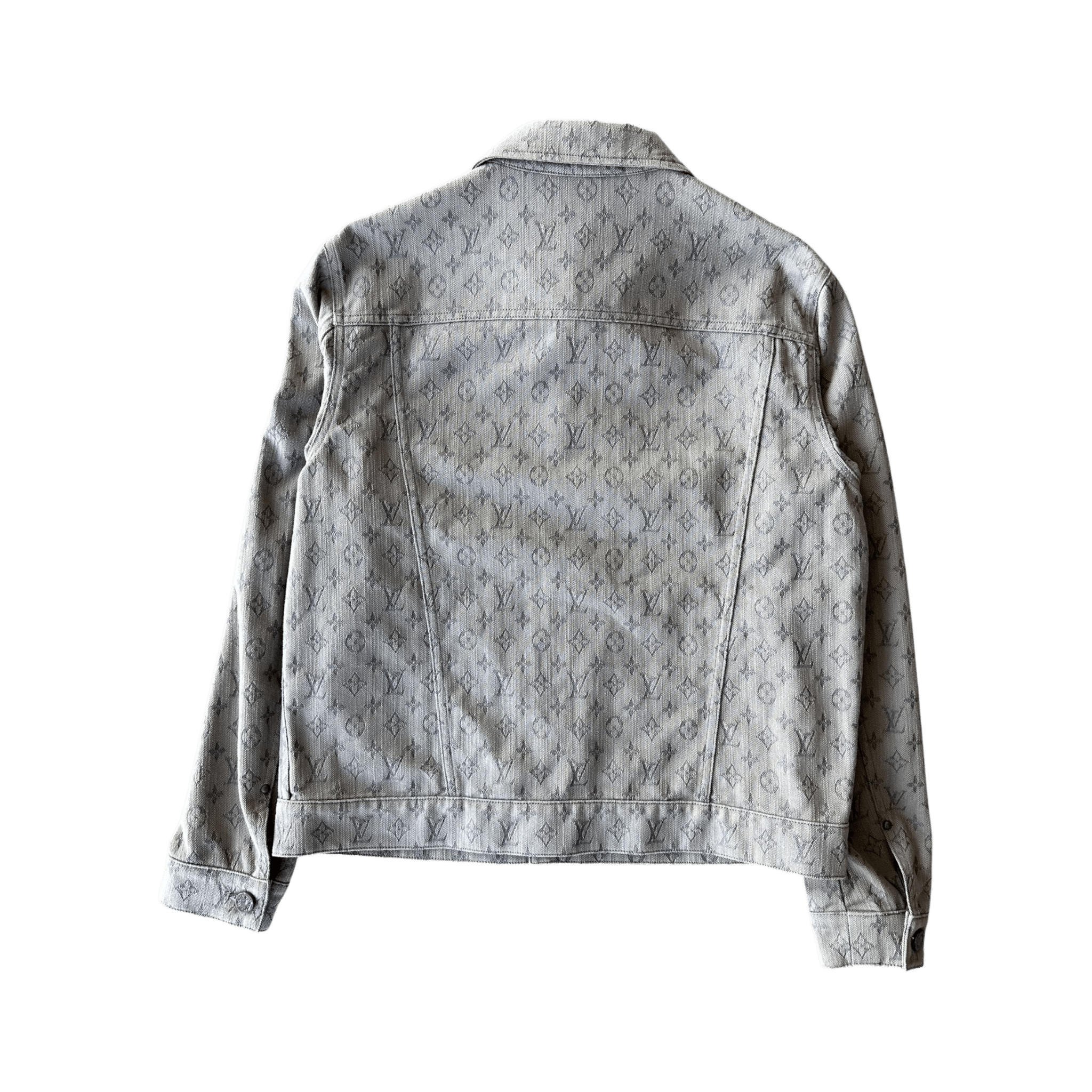 Louis Vuitton Grey Monogram Denim Jacket - Morely TrendsLouis Vuitton Type here:)