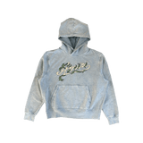 Amiri Faded Blue & White Fliligree Logo Hoodie - Morely TrendsAmiri Type here:)