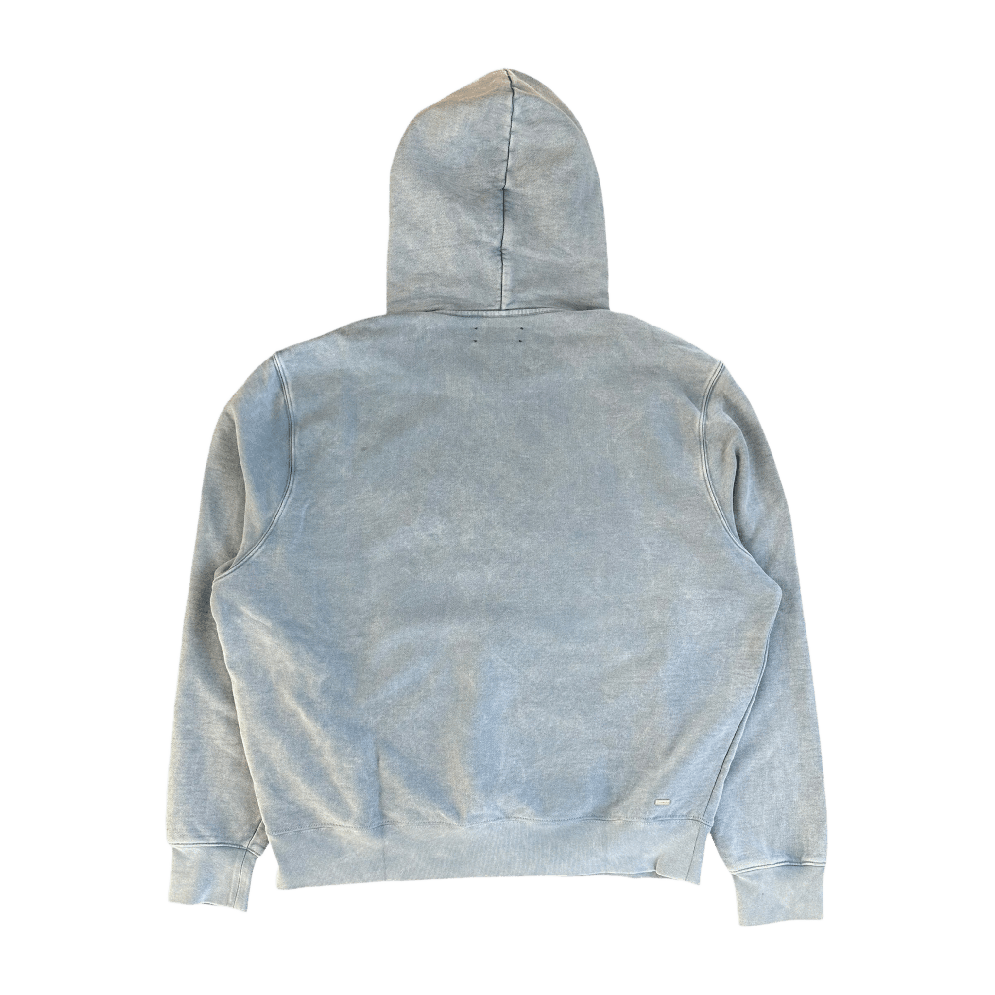 Amiri Faded Blue & White Fliligree Logo Hoodie - Morely TrendsAmiri Type here:)