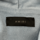 Amiri Faded Blue & White Fliligree Logo Hoodie - Morely TrendsAmiri Type here:)