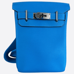 Hermes Blue Hydra HAC A Dos Crossbody Backpack - Morely TrendsHermes Type here:)