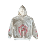 Chrome Hearts Drake Cream & Pink Certified Chrome Horseshoe Logo Hoodie - Morely TrendsChrome Hearts Type here:)