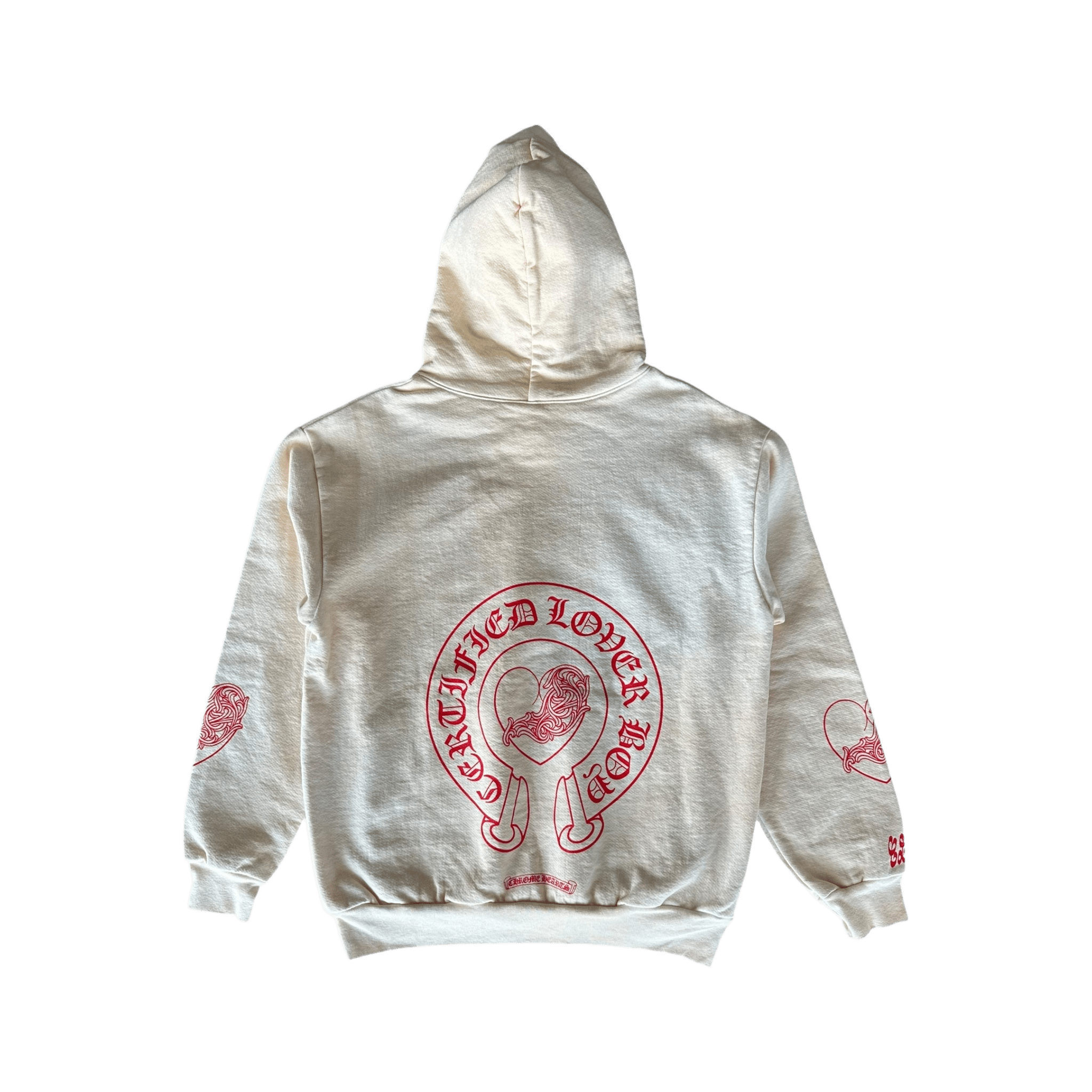 Chrome Hearts Drake Cream & Pink Certified Chrome Horseshoe Logo Hoodie - Morely TrendsChrome Hearts Type here:)