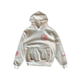 Chrome Hearts Drake Cream & Pink Certified Chrome Horseshoe Logo Hoodie - Morely TrendsChrome Hearts Type here:)