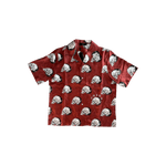Amiri Red Skulls Silk Button Up Shirt - Morely TrendsAmiri Type here:)