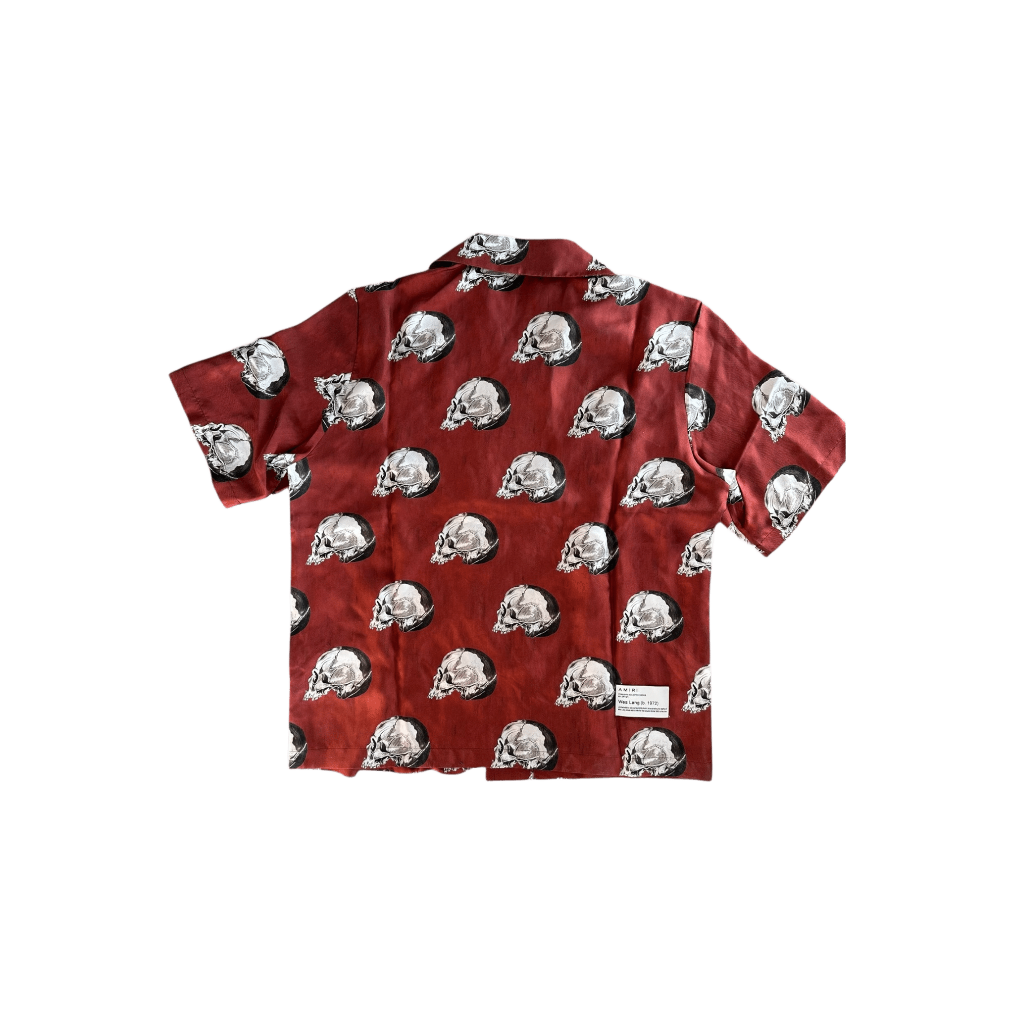 Amiri Red Skulls Silk Button Up Shirt - Morely TrendsAmiri Type here:)
