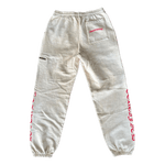 Chrome Hearts Drake Cream & Pink Certified Chrome Cross Logo Sweatpants - Morely TrendsChrome Hearts Type here:)