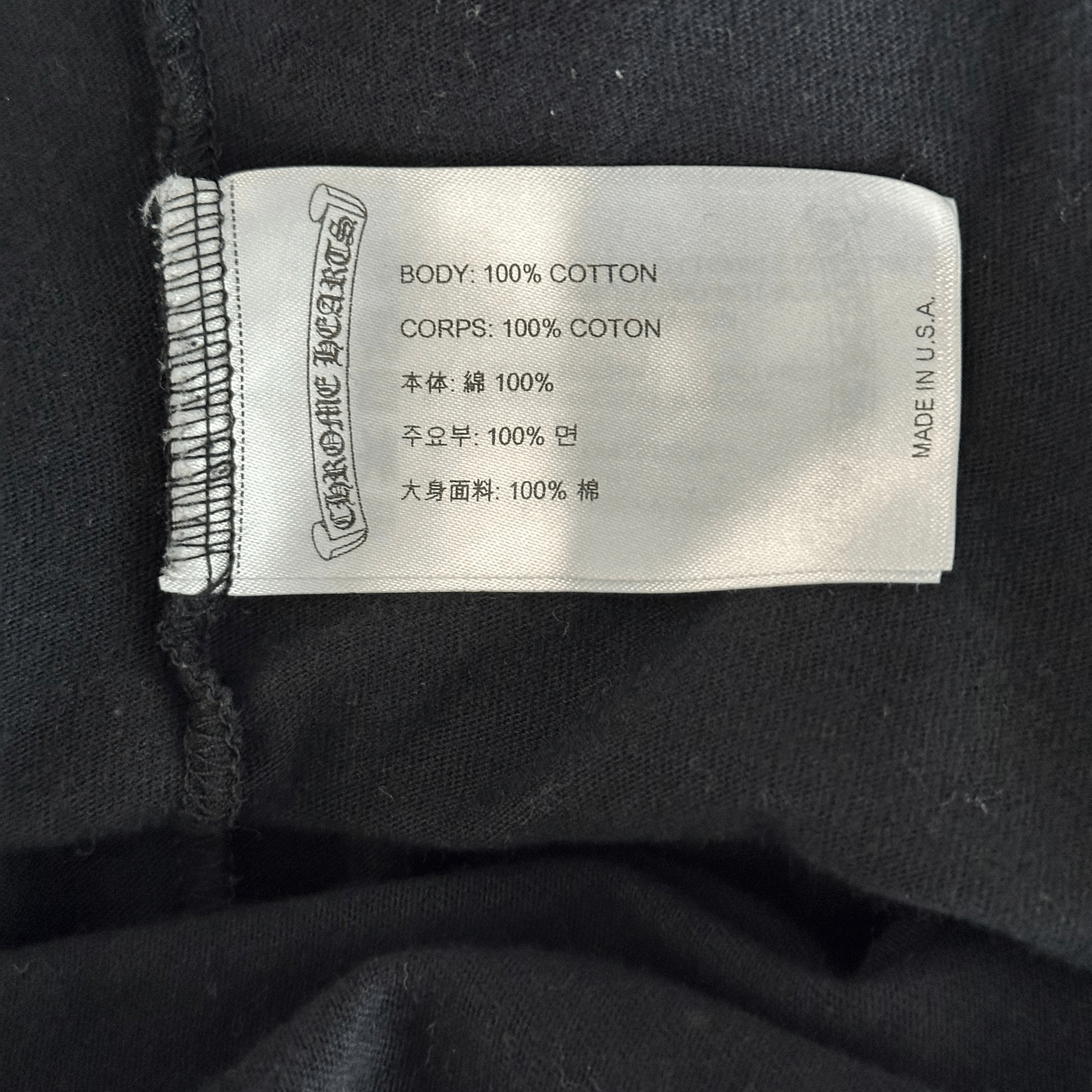 Chrome Hearts Black & Blue Staff Horseshoe Logo Longsleeve T-Shirt - Morely TrendsChrome Hearts Type here:)