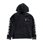 Chrome Hearts Black & White Embroidered Logo Hoodie - Morely TrendsChrome Hearts Type here:)