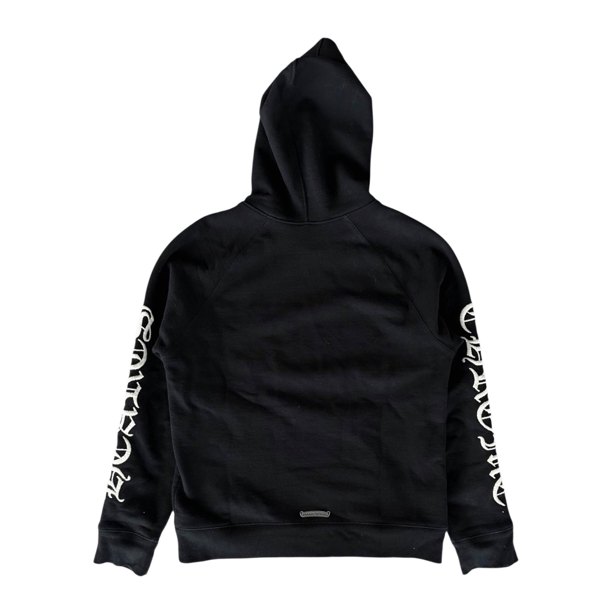 Chrome Hearts Black & White Embroidered Logo Hoodie - Morely TrendsChrome Hearts Type here:)