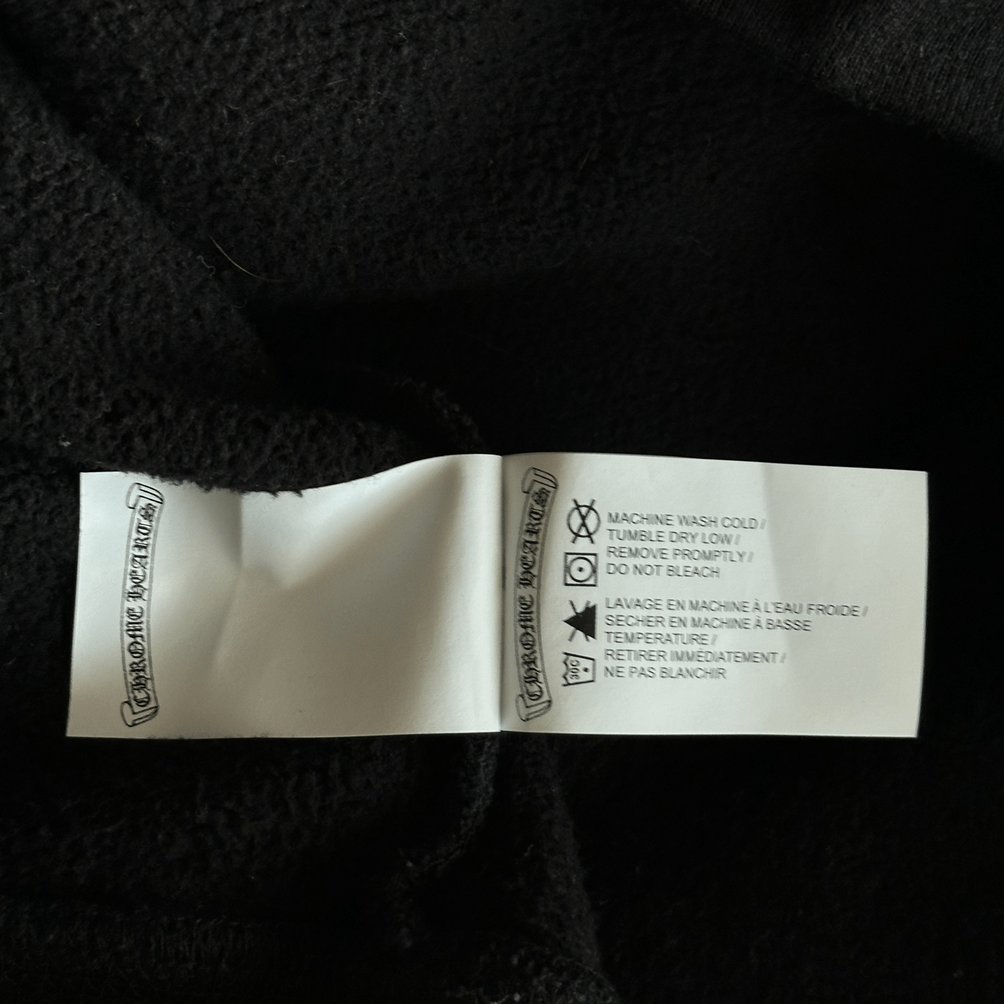 Chrome Hearts Black & White Embroidered Logo Hoodie - Morely TrendsChrome Hearts Type here:)