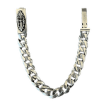 Chrome Hearts Silver Floral Cross Cuban Bracelet - Morely TrendsChrome Hearts Type here:)