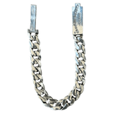 Chrome Hearts Silver Floral Cross Cuban Bracelet - Morely TrendsChrome Hearts Type here:)