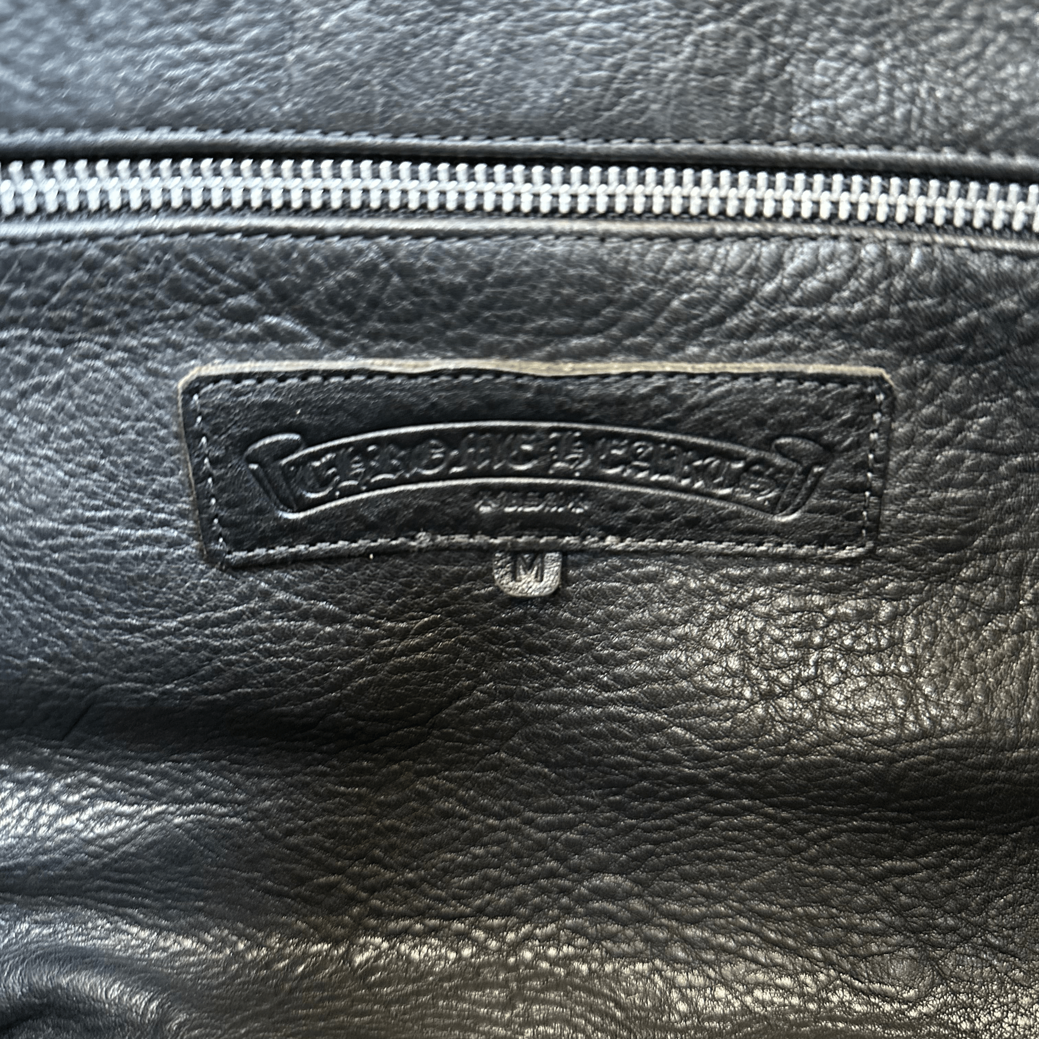 Chrome Hearts Black Leather 2XL Cross Patch Duffel Bag - Morely TrendsChrome Hearts Type here:)