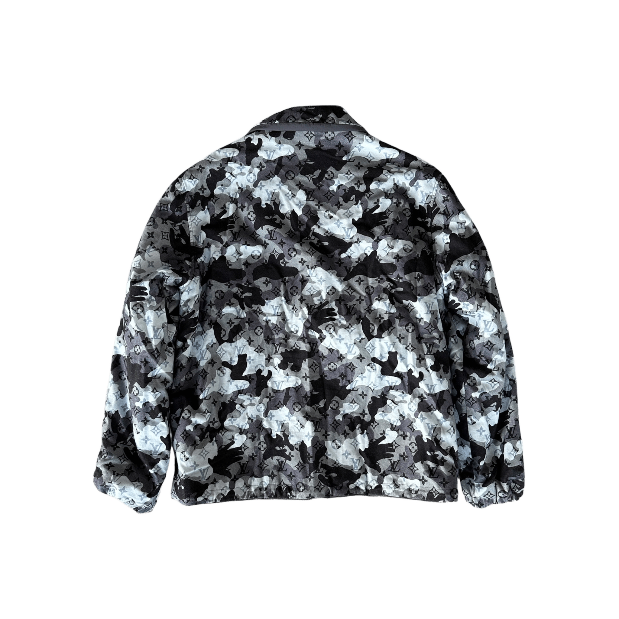 Louis Vuitton Navy Camouflage Monogram Reversible Jacket - Morely TrendsLouis Vuitton Type here:)