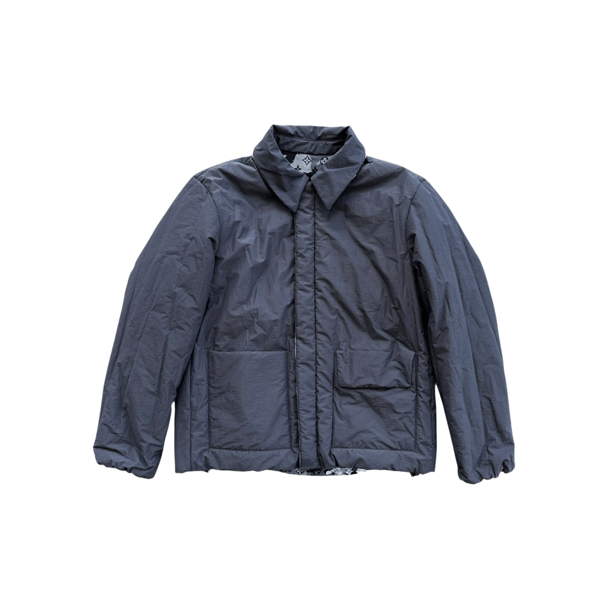 Louis Vuitton Navy Camouflage Monogram Reversible Jacket - Morely TrendsLouis Vuitton Type here:)