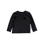 Chrome Hearts Black Velour Triple Cross Women's Longsleeve T-Shirt - Morely TrendsChrome Hearts Type here:)