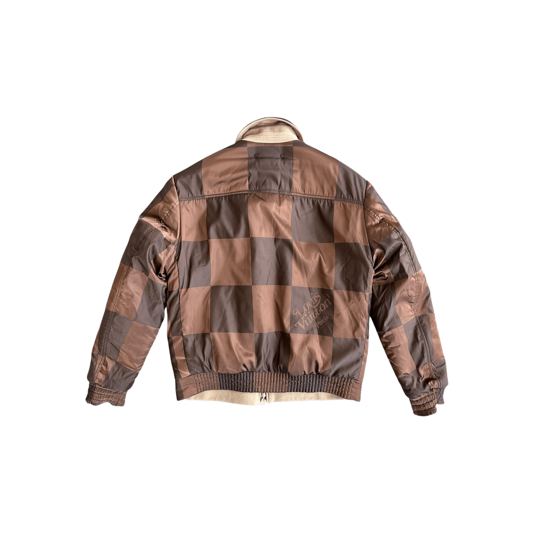 Louis Vuitton Nigo Beige & Brown Damier Reversible Bomber Jacket - Morely TrendsLouis Vuitton Type here:)