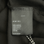 Amiri Black & Chrome Staggered Logo T-Shirt - Morely TrendsAmiri Type here:)