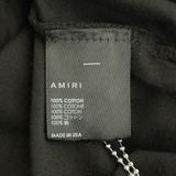 Amiri Black & Chrome Staggered Logo T-Shirt - Morely TrendsAmiri Type here:)