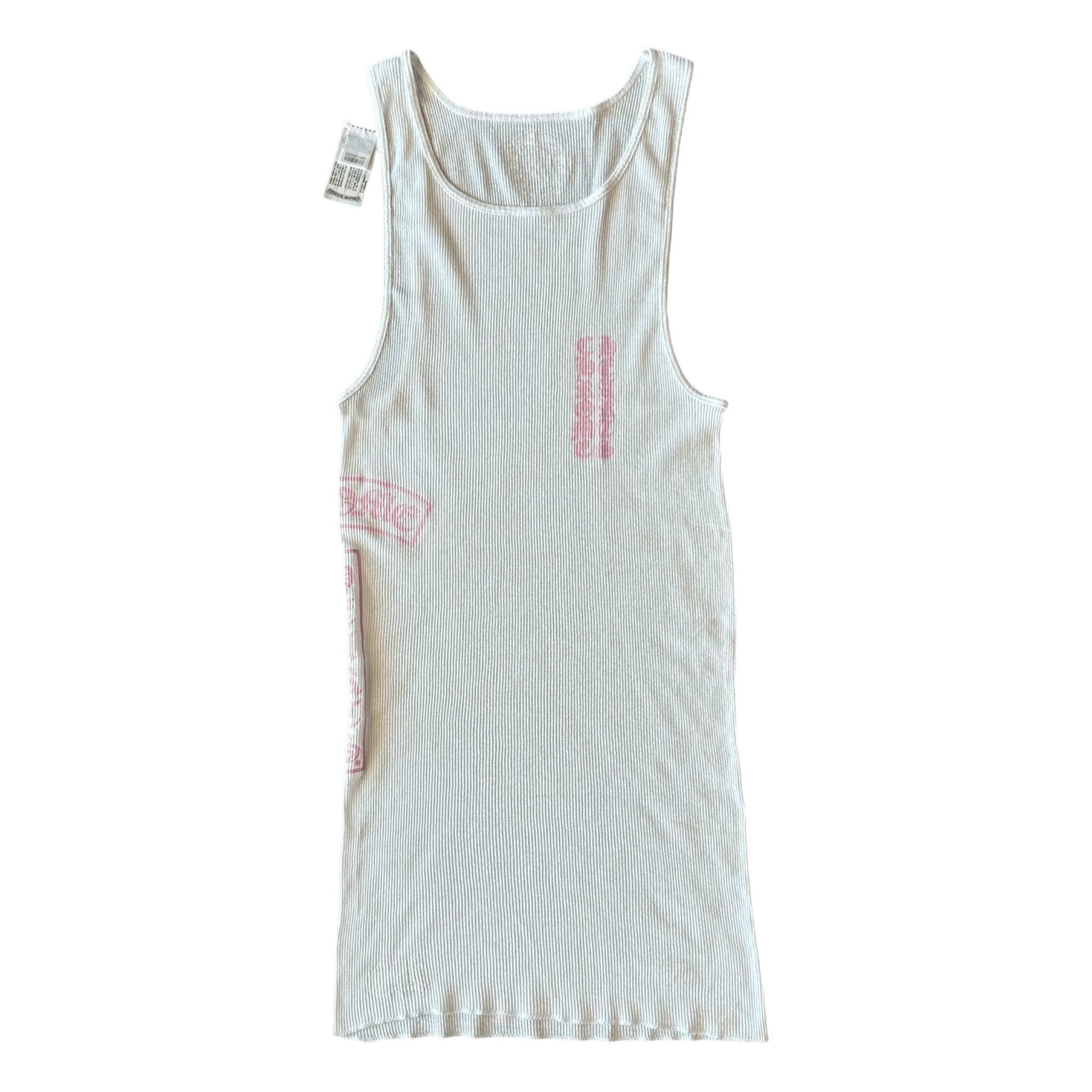 Chrome Hearts White & Pink T - Bar Logo Tank Top - Morely TrendsChrome Hearts Type here:)
