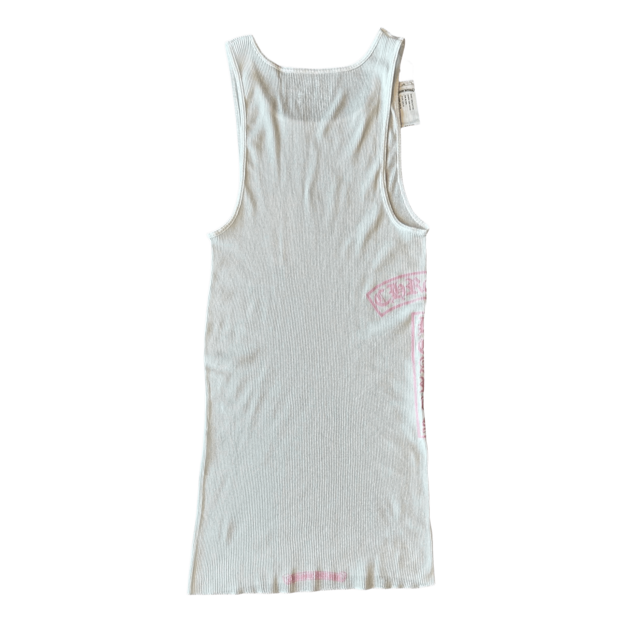 Chrome Hearts White & Pink T - Bar Logo Tank Top - Morely TrendsChrome Hearts Type here:)