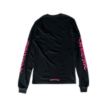 Chrome Hearts Black & Pink Neck Logo Longsleeve T-Shirt - Morely TrendsChrome Hearts Type here:)