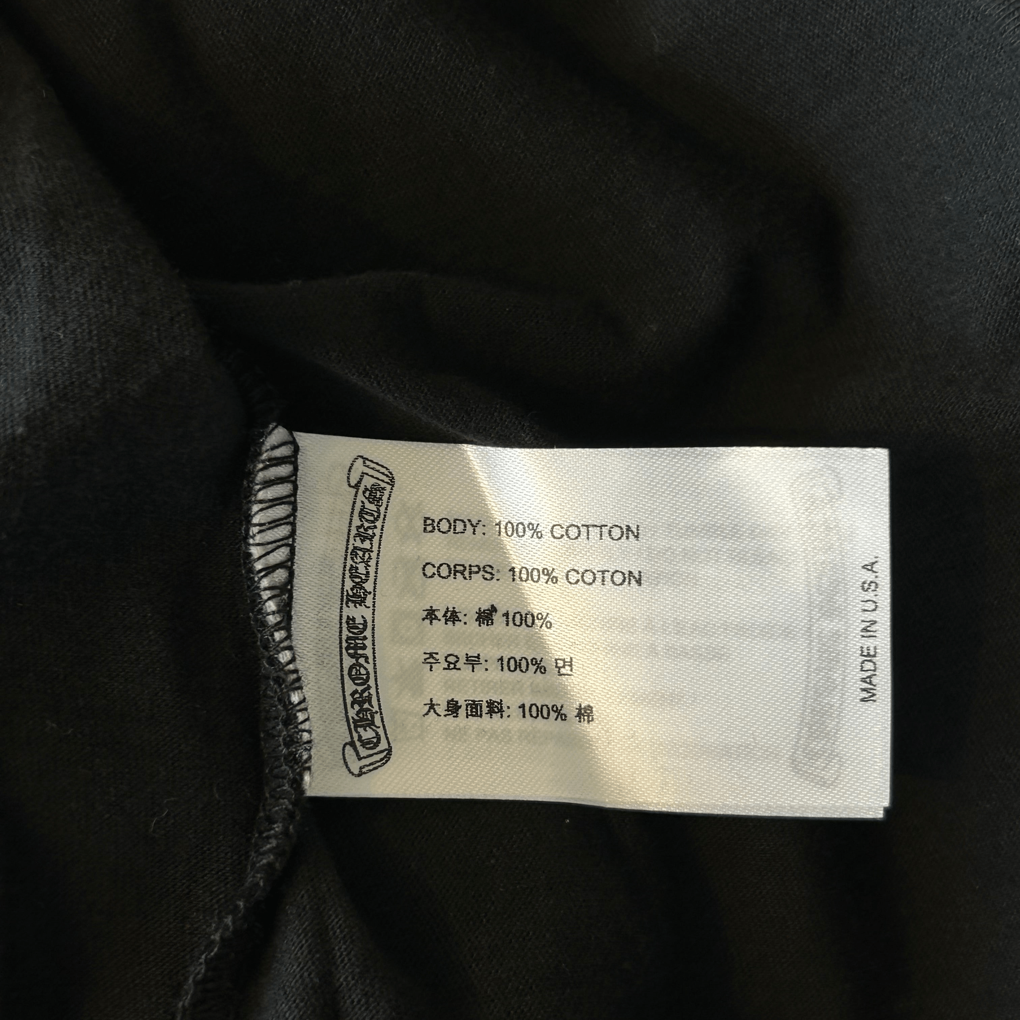 Chrome Hearts Black & Pink Neck Logo Longsleeve T-Shirt - Morely TrendsChrome Hearts Type here:)