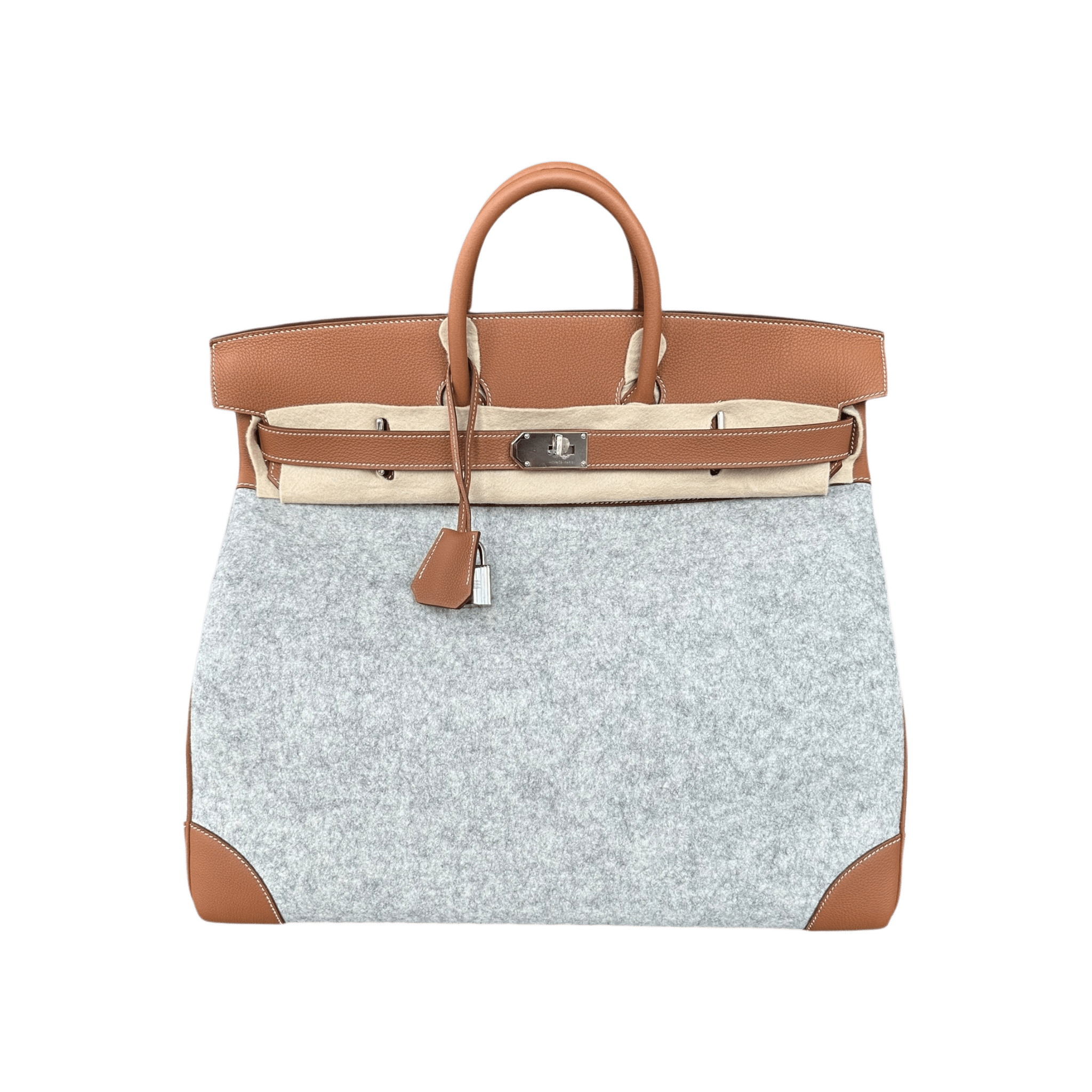 Hermes Gold Togo & Canvas HAC Birkin 50 - Morely TrendsHermes Type here:)