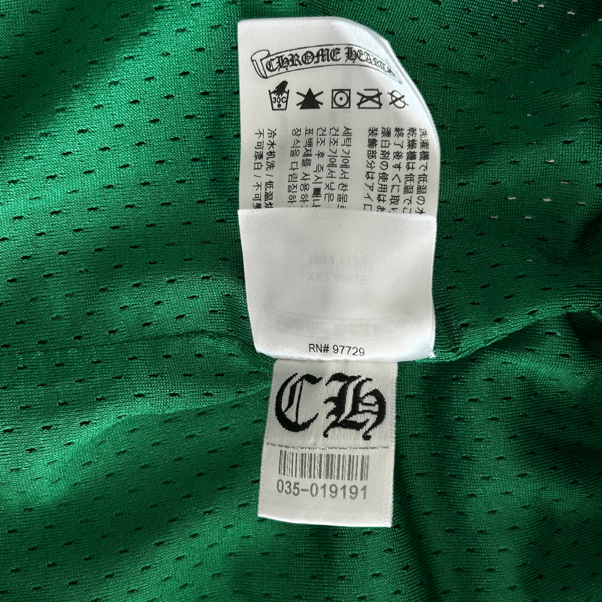 Chrome Hearts Green & Yellow Logo Mesh Shorts - Morely TrendsChrome Hearts Type here:)