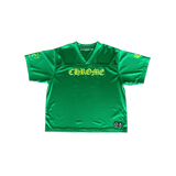 Chrome Hearts Green & Yellow Logo Mesh Jersey T-Shirt - Morely TrendsChrome Hearts Type here:)