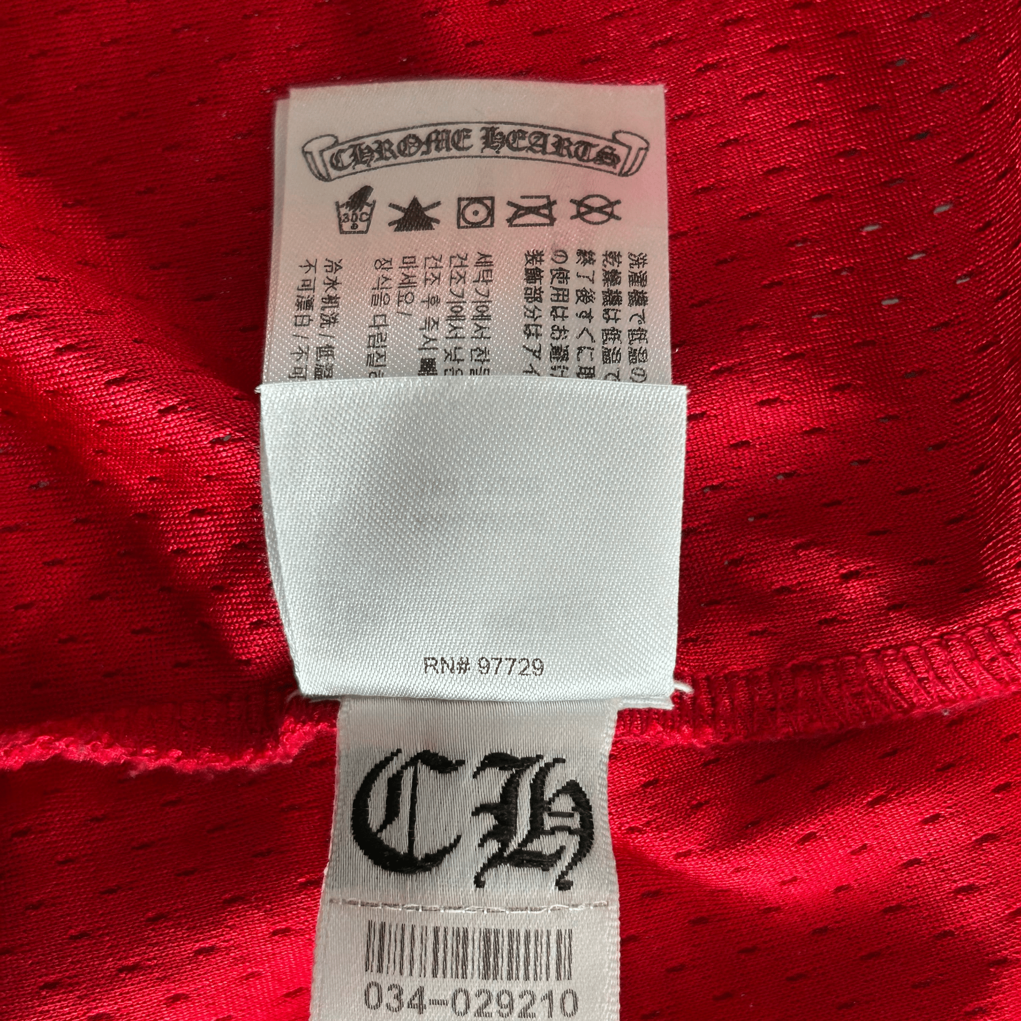 Chrome Hearts Matty Boy Red Form Mesh Jersey T-Shirt - Morely TrendsChrome Hearts Type here:)