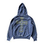 Chrome Hearts Drake Blue Certified Cross Logo Hoodie - Morely TrendsChrome Hearts Type here:)