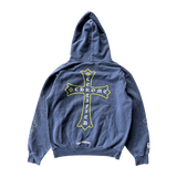 Chrome Hearts Drake Blue Certified Cross Logo Hoodie - Morely TrendsChrome Hearts Type here:)