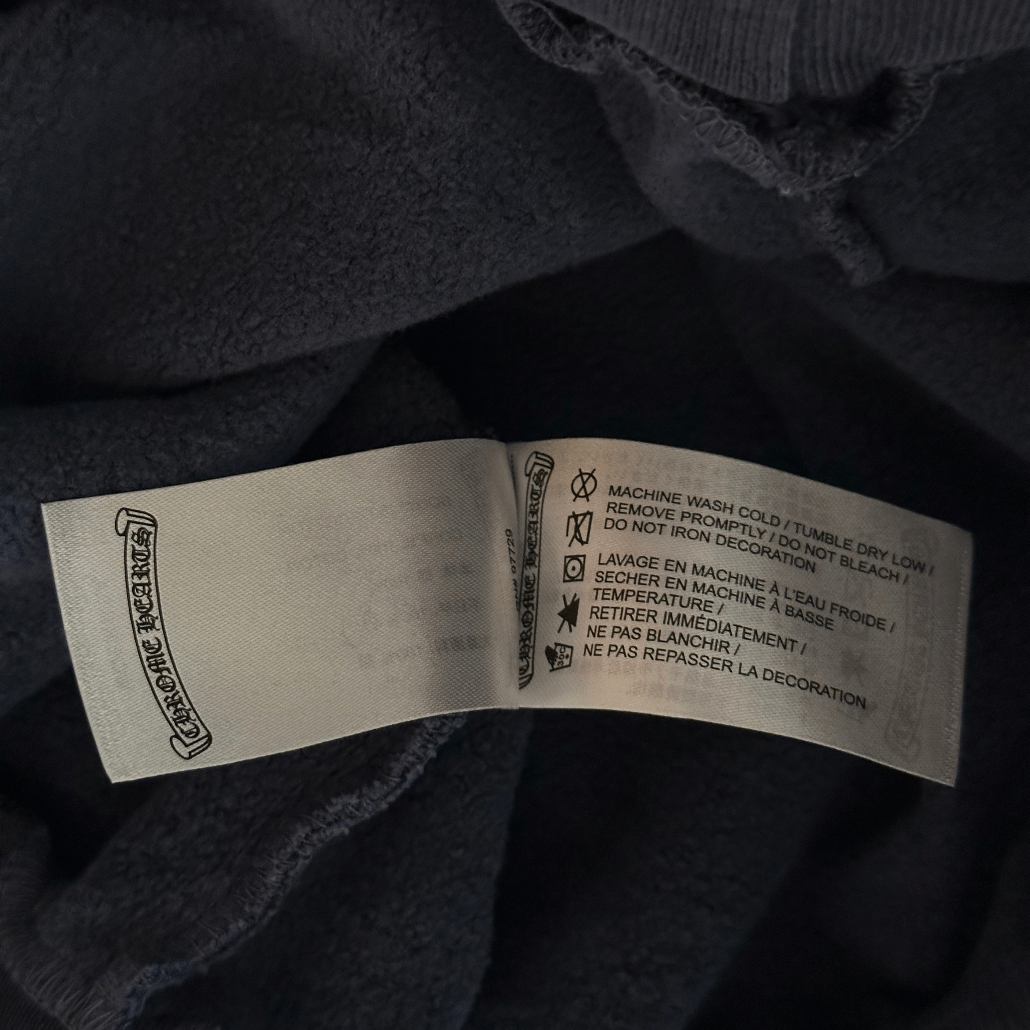 Chrome Hearts Drake Blue Certified Cross Logo Hoodie - Morely TrendsChrome Hearts Type here:)