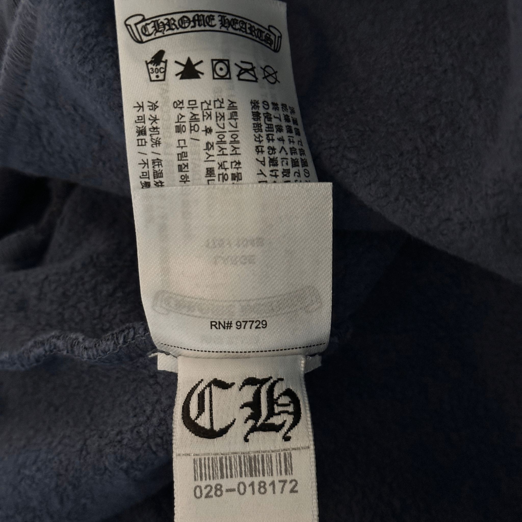 Chrome Hearts Drake Blue Certified Cross Logo Hoodie - Morely TrendsChrome Hearts Type here:)