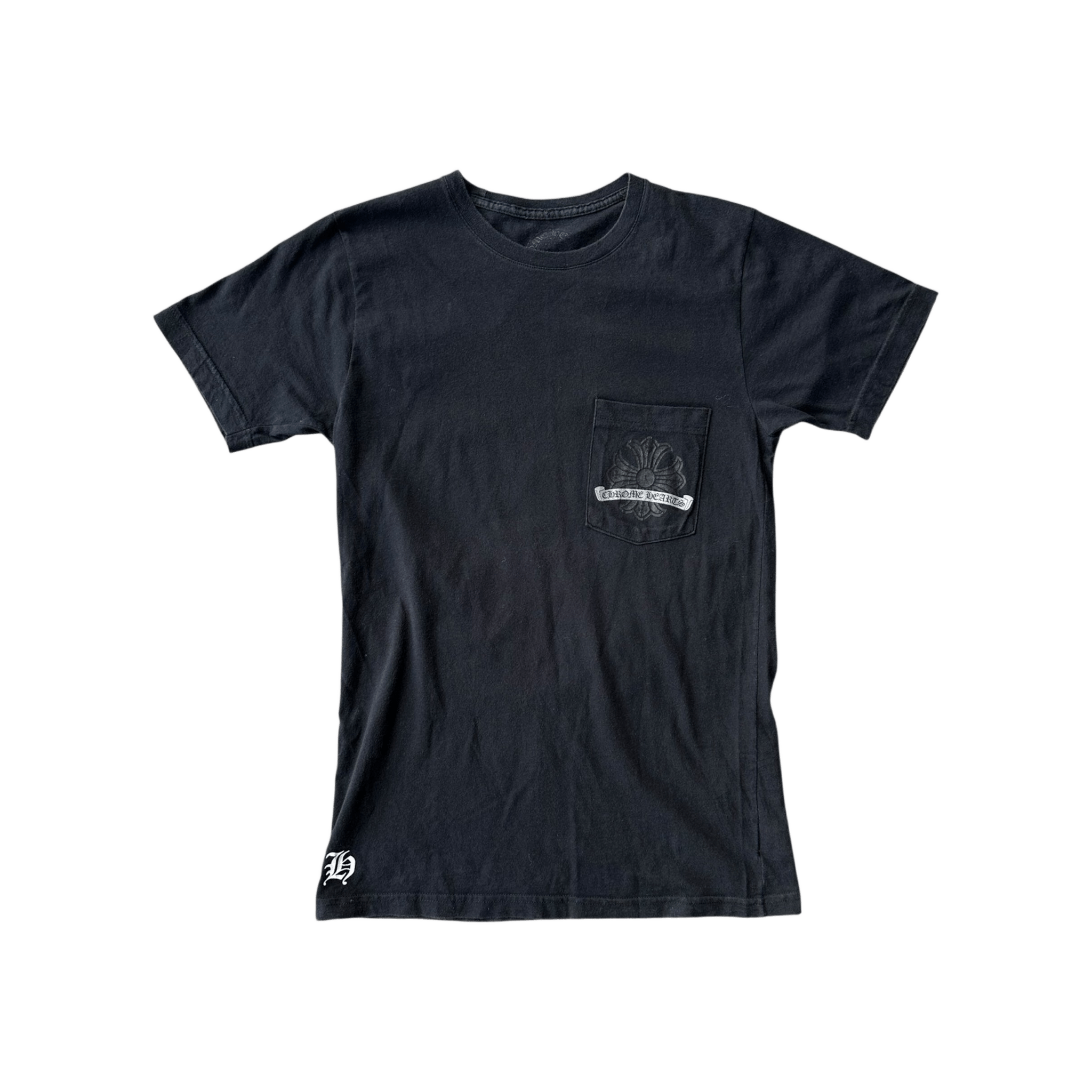 Chrome Hearts Silver Horseshoe Logo T-Shirt - Morely TrendsChrome Hearts Type here:)