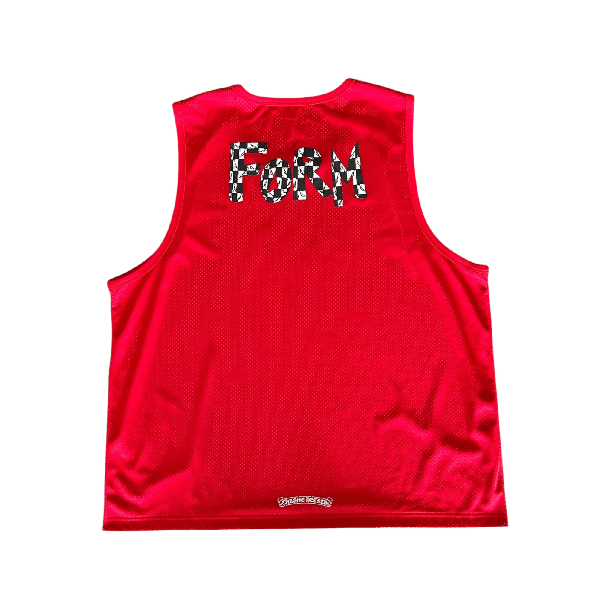 Chrome Hearts Matty Boy Red & White Team Form Reversible Mesh Jersey - Morely TrendsChrome Hearts Type here:)