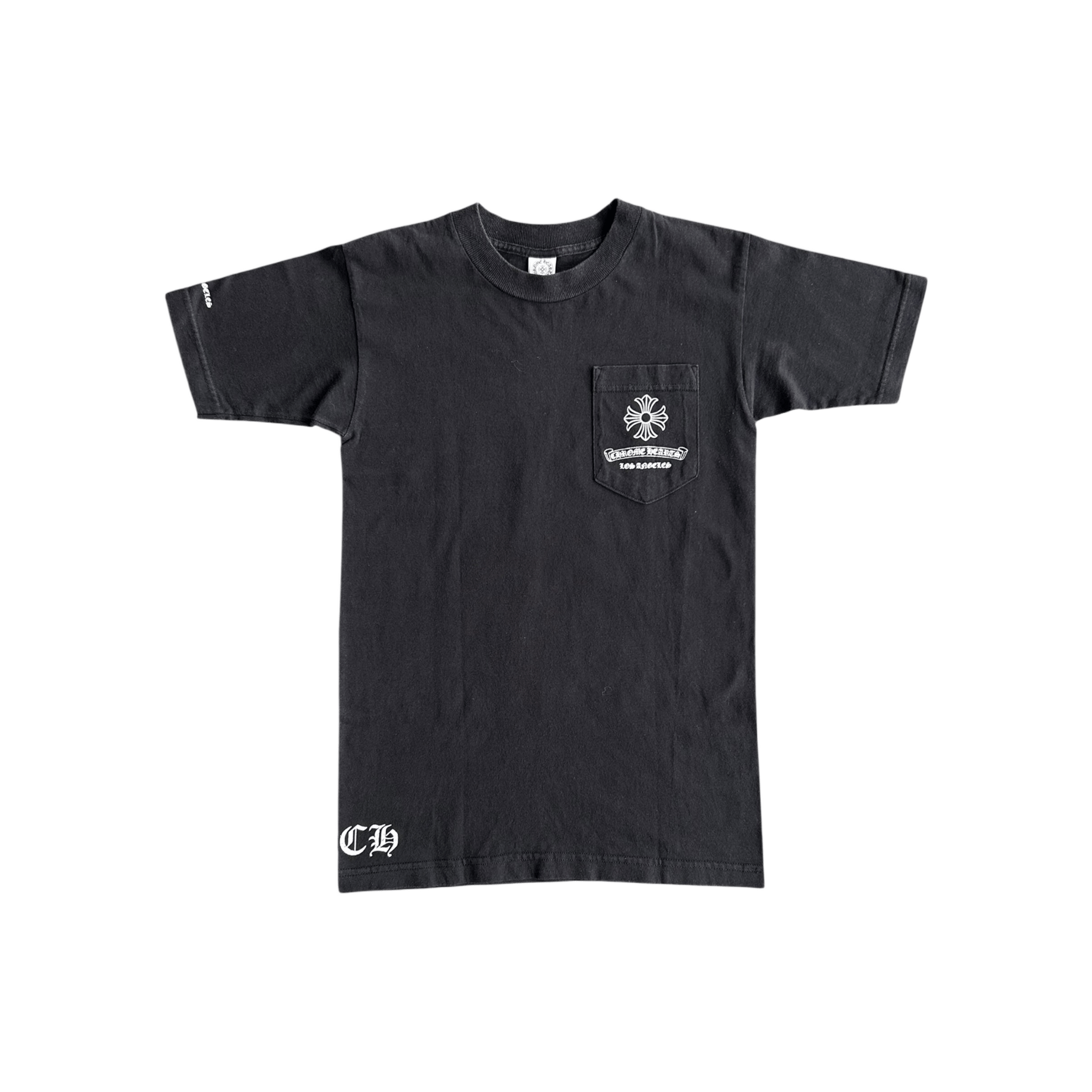 Chrome Hearts Black & White Los Angeles Exclusive Cross Logo T-Shirt - Morely TrendsChrome Hearts Type here:)
