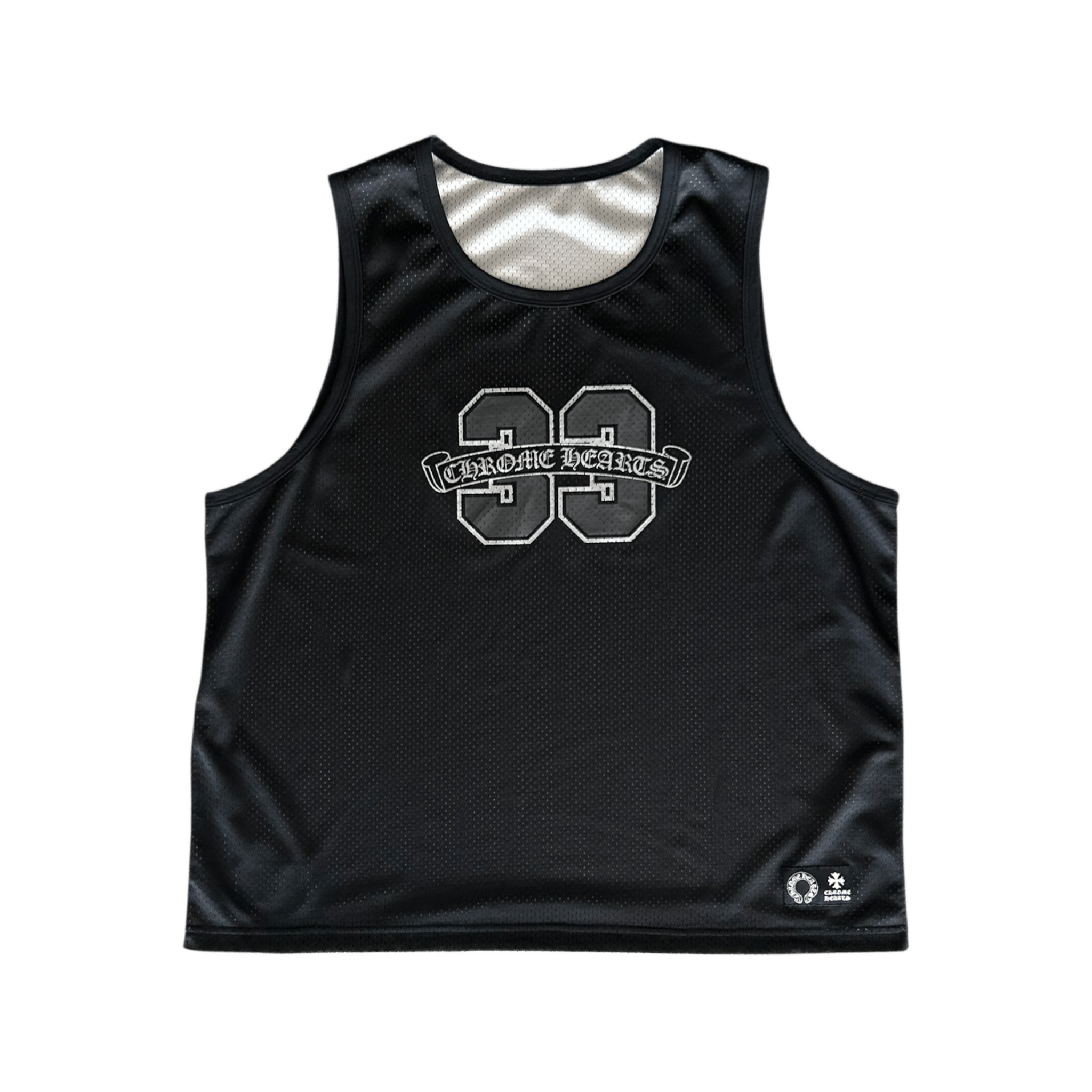 Chrome Hearts Black & White Logo Reversible Mesh Jersey - Morely TrendsChrome Hearts Type here:)