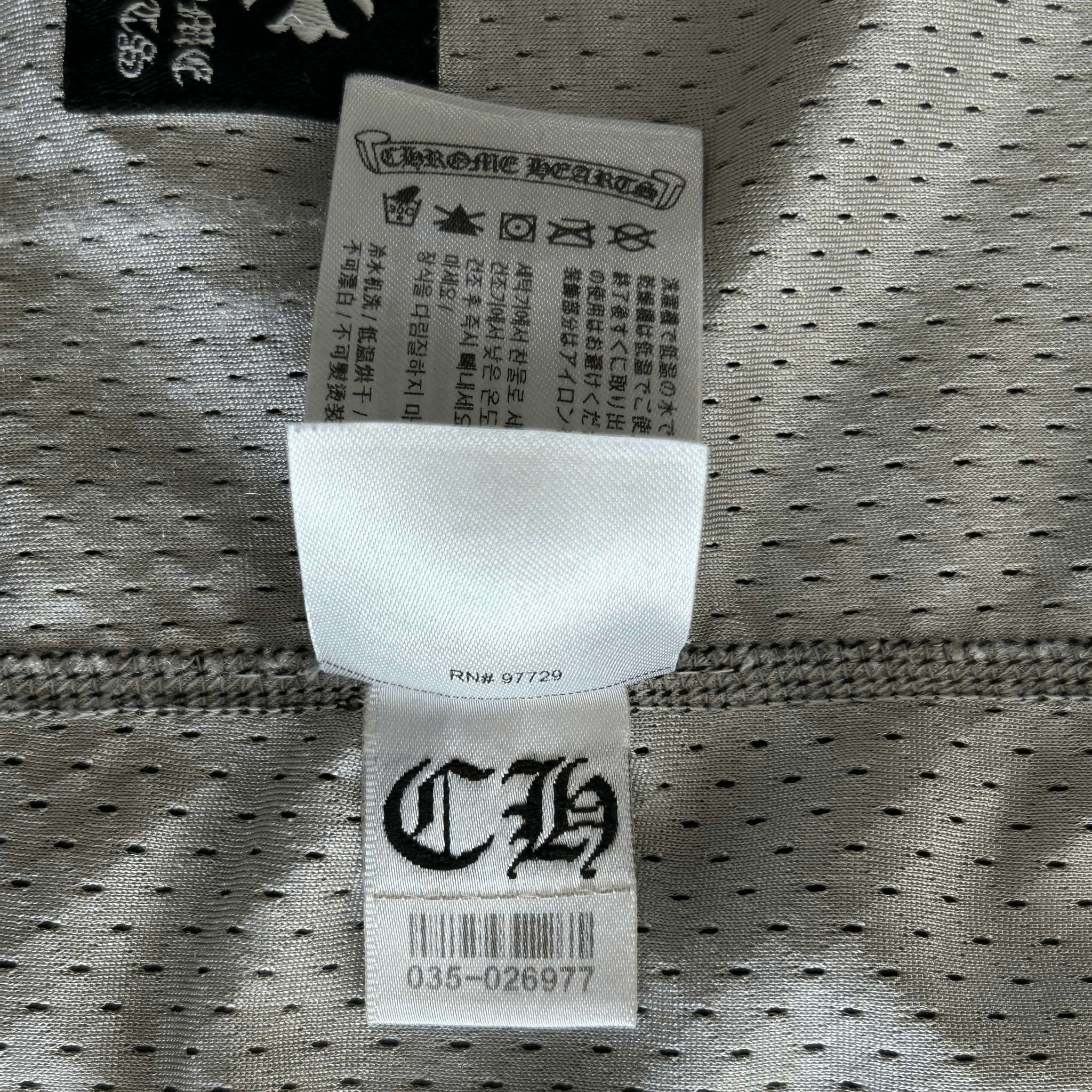 Chrome Hearts Black & White Logo Reversible Mesh Jersey - Morely TrendsChrome Hearts Type here:)